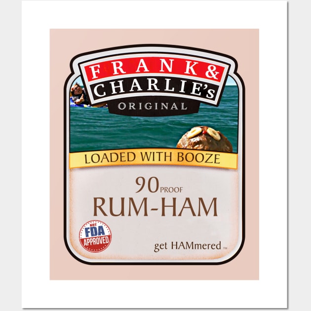 90 Proof Rum Ham Wall Art by DavidCentioli